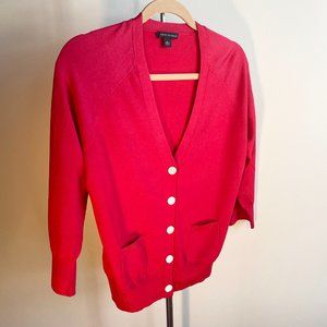 Banana Republic Raspberry Red Cardigan, Perfect Condition